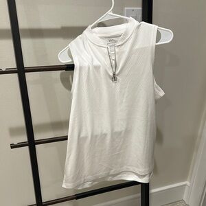 White Sleeveless Top